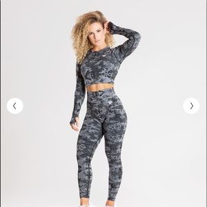 Women’s Best wear two piece Camo seamless set